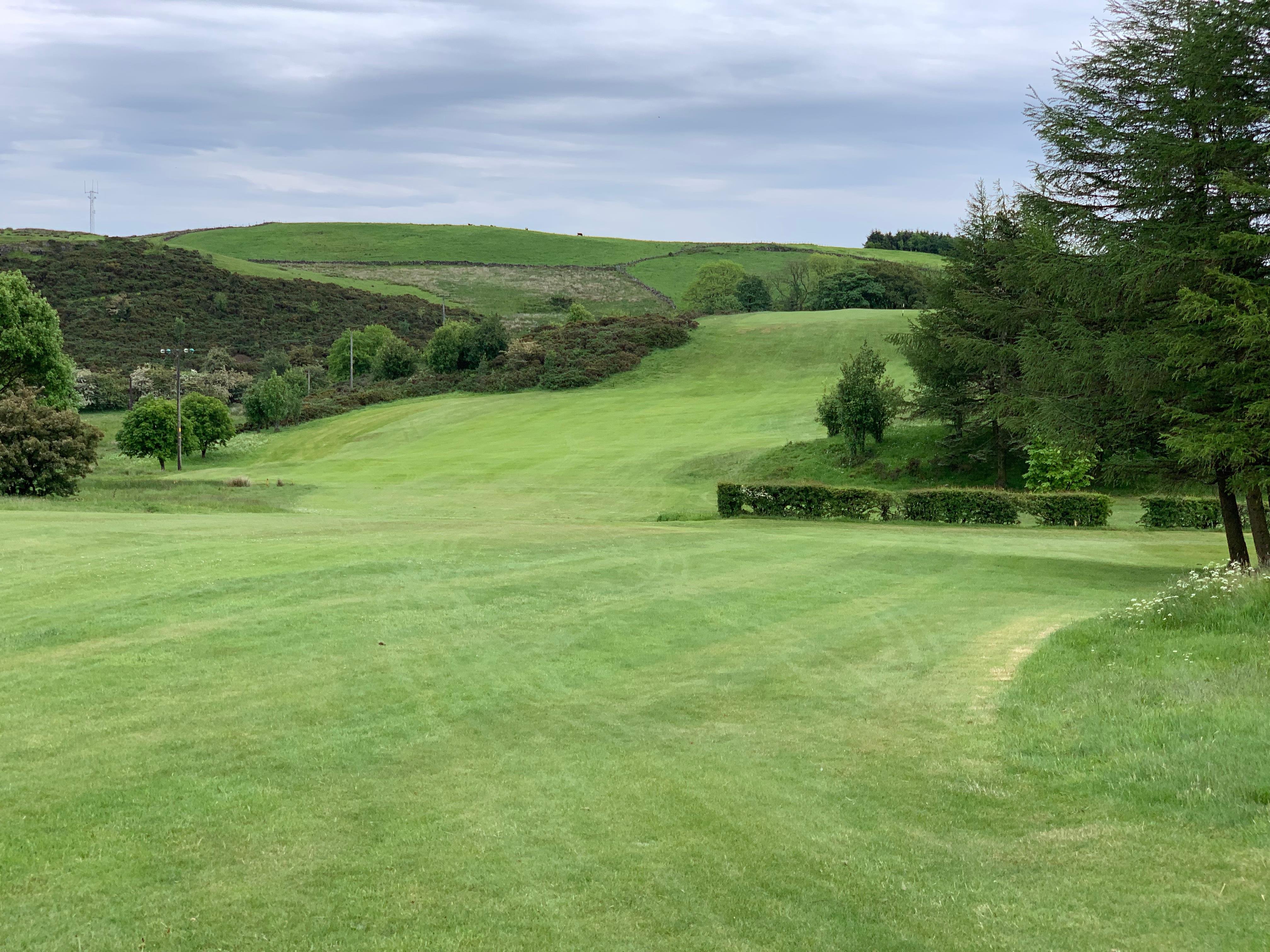 Hole 3 — view from the tee
